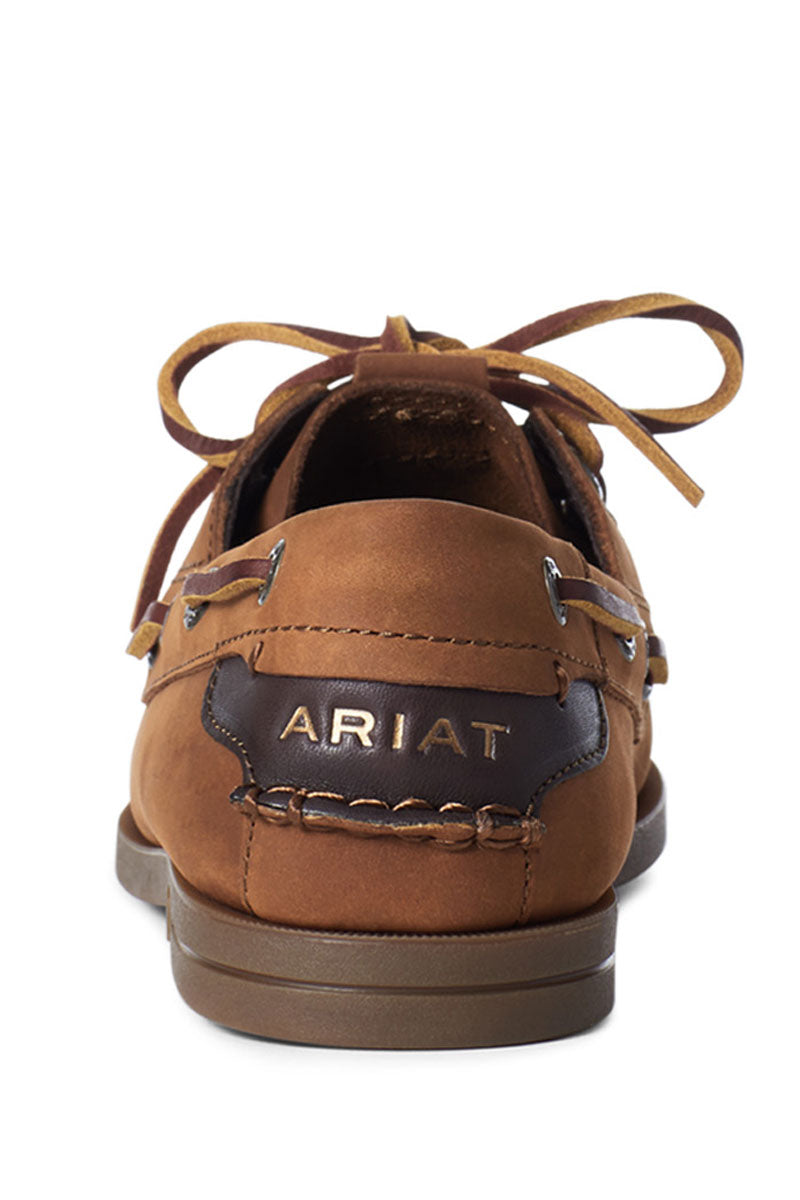 Ariat Antigua Boat Shoe Walnut