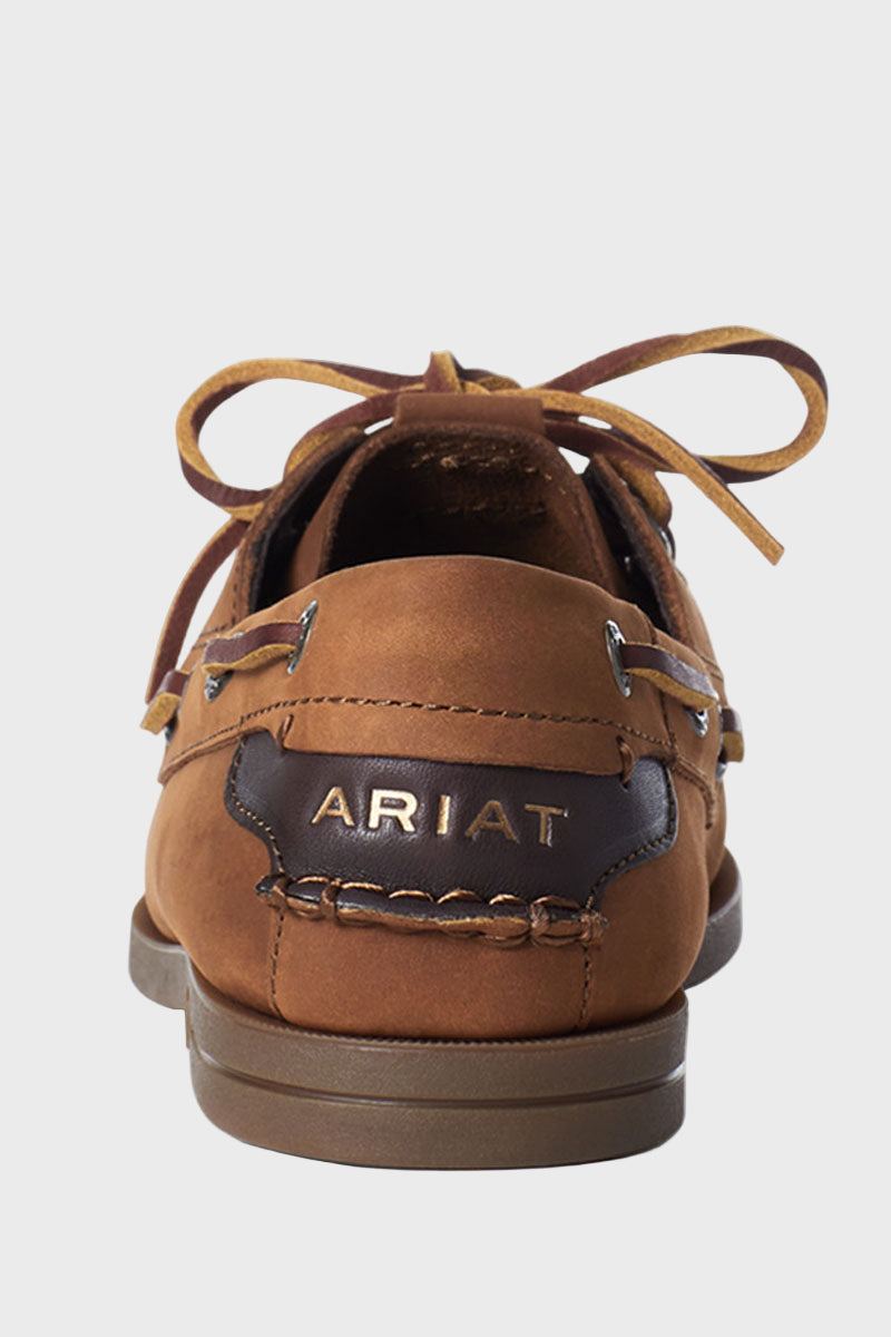 Ariat Antigua Boat Shoe Walnut