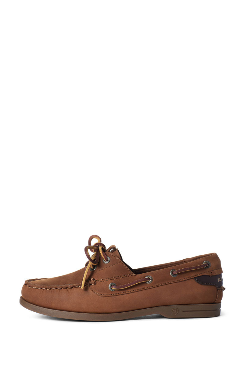 Ariat Antigua Boat Shoe Walnut