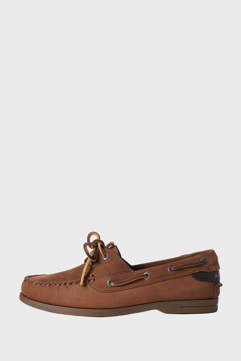 Ariat Antigua Boat Shoe Walnut