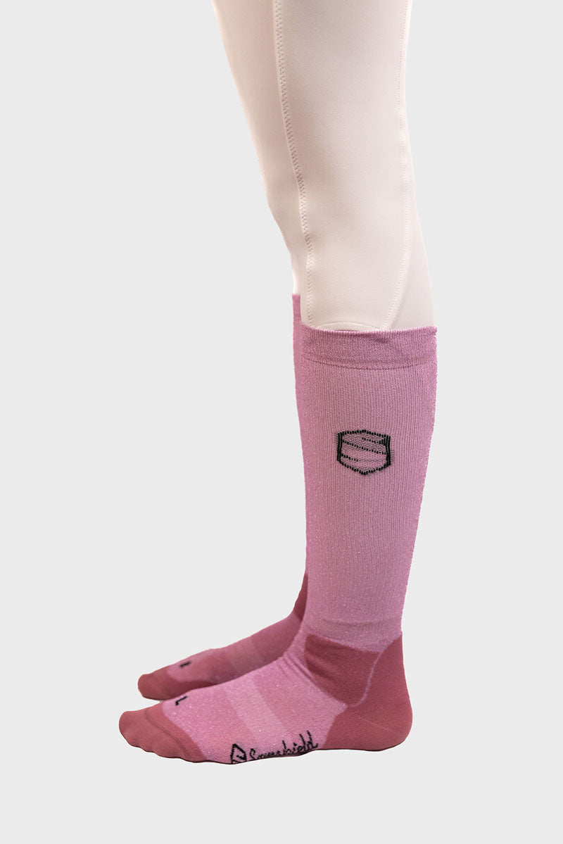 Samshield Balzane Glitter Socks Blush Pink