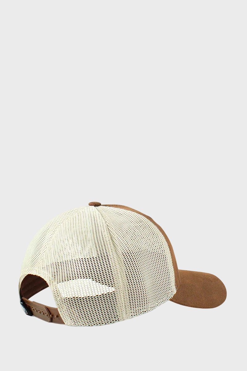 Ariat Floral Leather Patch Cap Brown 