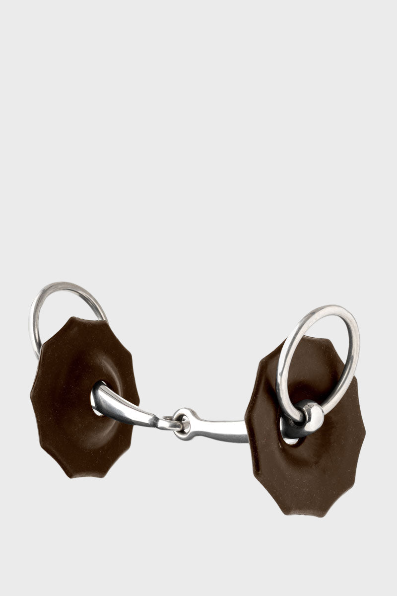 Le Mieux Contoured Rubber Bit Guards Brown