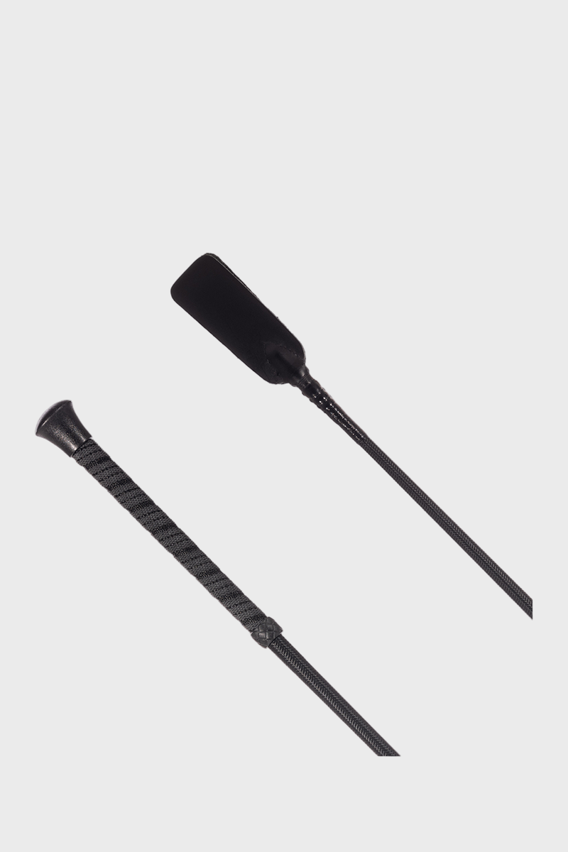 Country Direct Rubber Spiral Handle Jump Bat-  Black