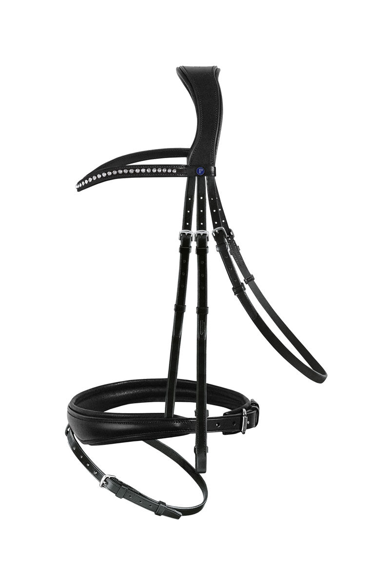 PassierBlu Spirit Snaffle Bridle Black