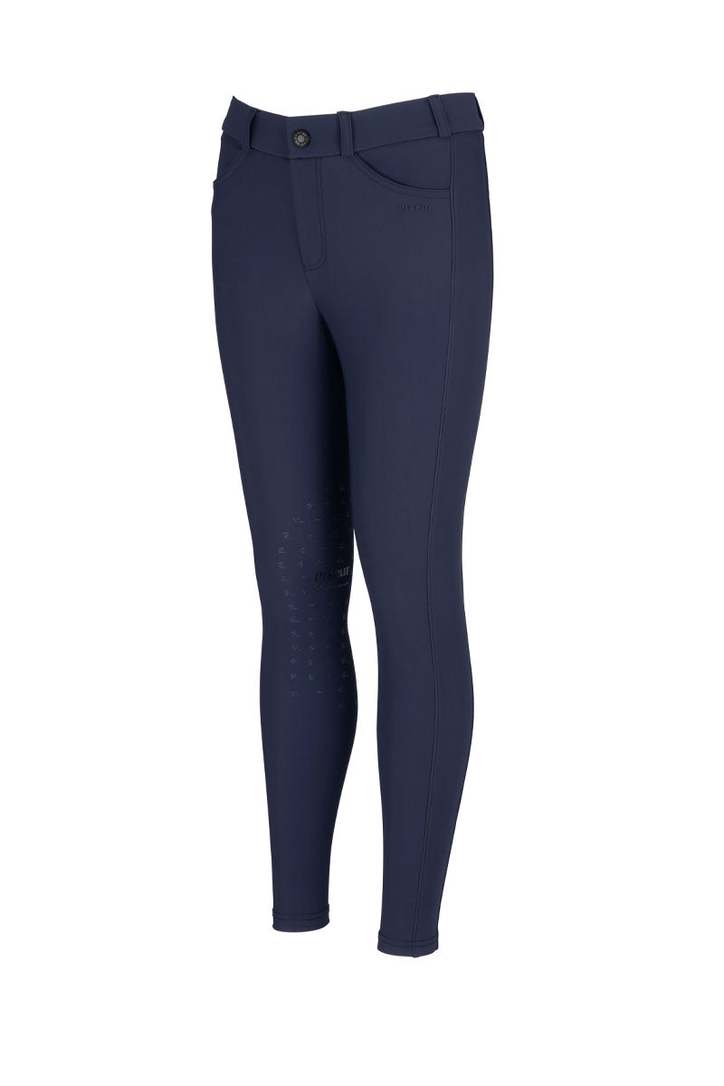 Pikeur Junior Brooklyn SD Knee Grip Breeches Night Blue