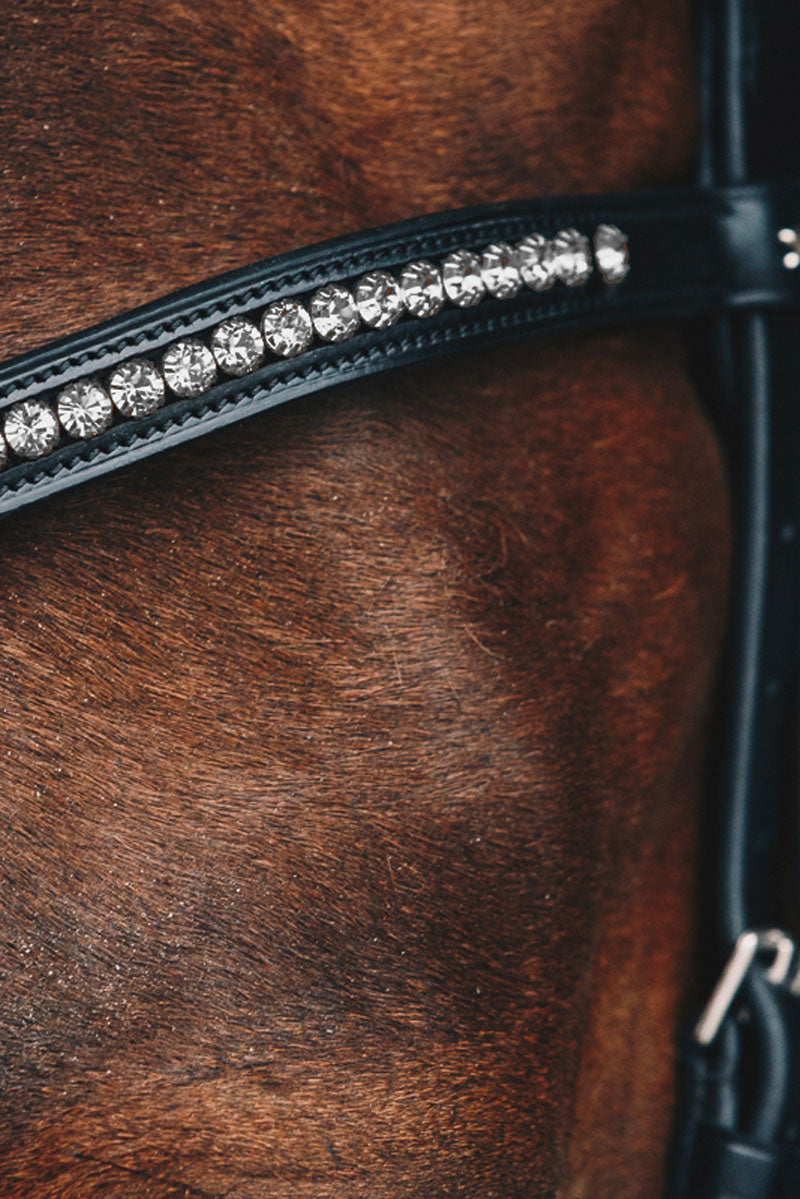 Schockemohle Diamond Select Browband Black/Grey