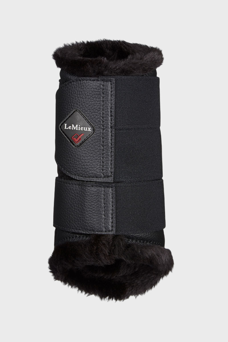 Le Mieux Fleece Lined Brushing Boots Black/Black