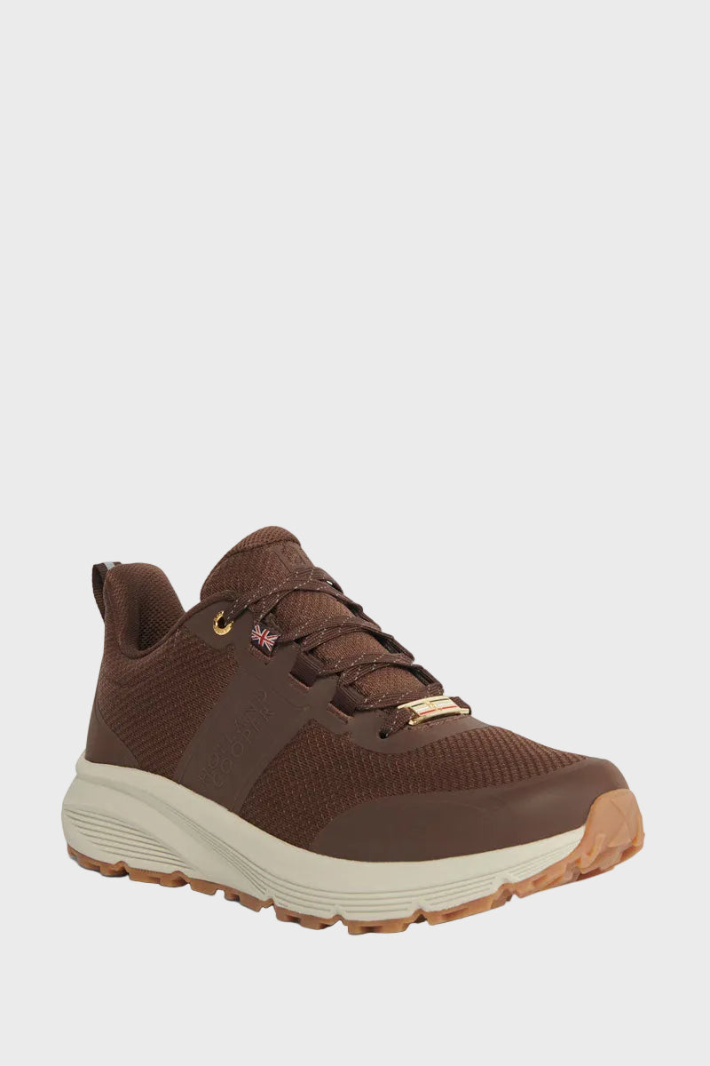 Holland Cooper Burghley Waterproof Trainer Chestnut