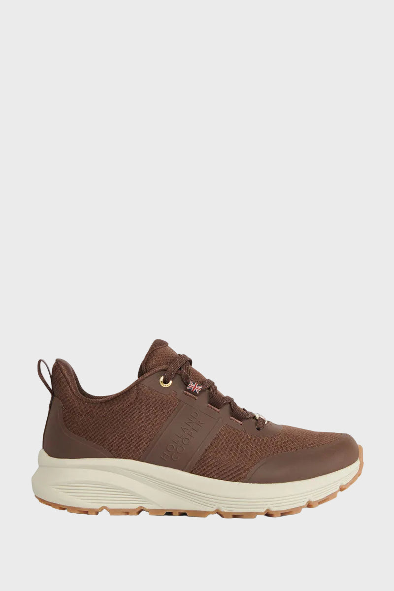 Holland Cooper Burghley Waterproof Trainer Chestnut