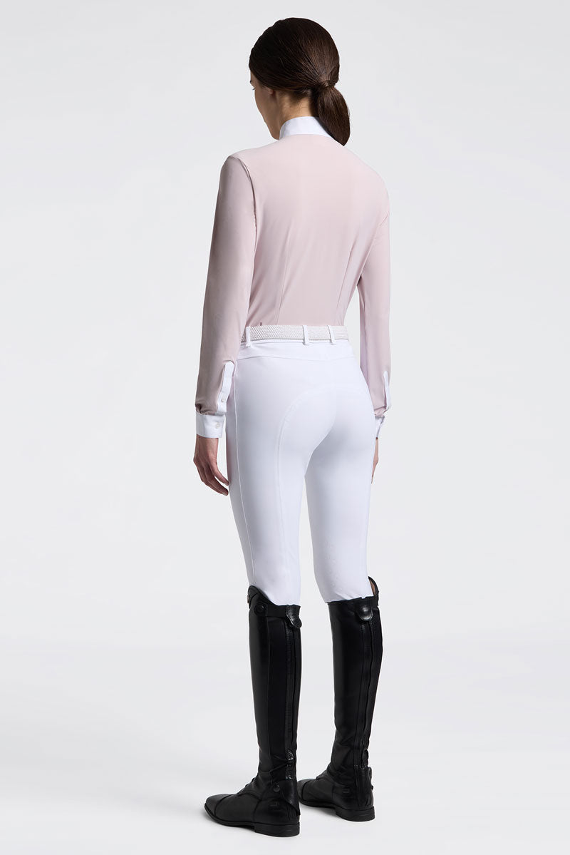 Cavalleria Toscana Embroidery Show Shirt Violet Ice 