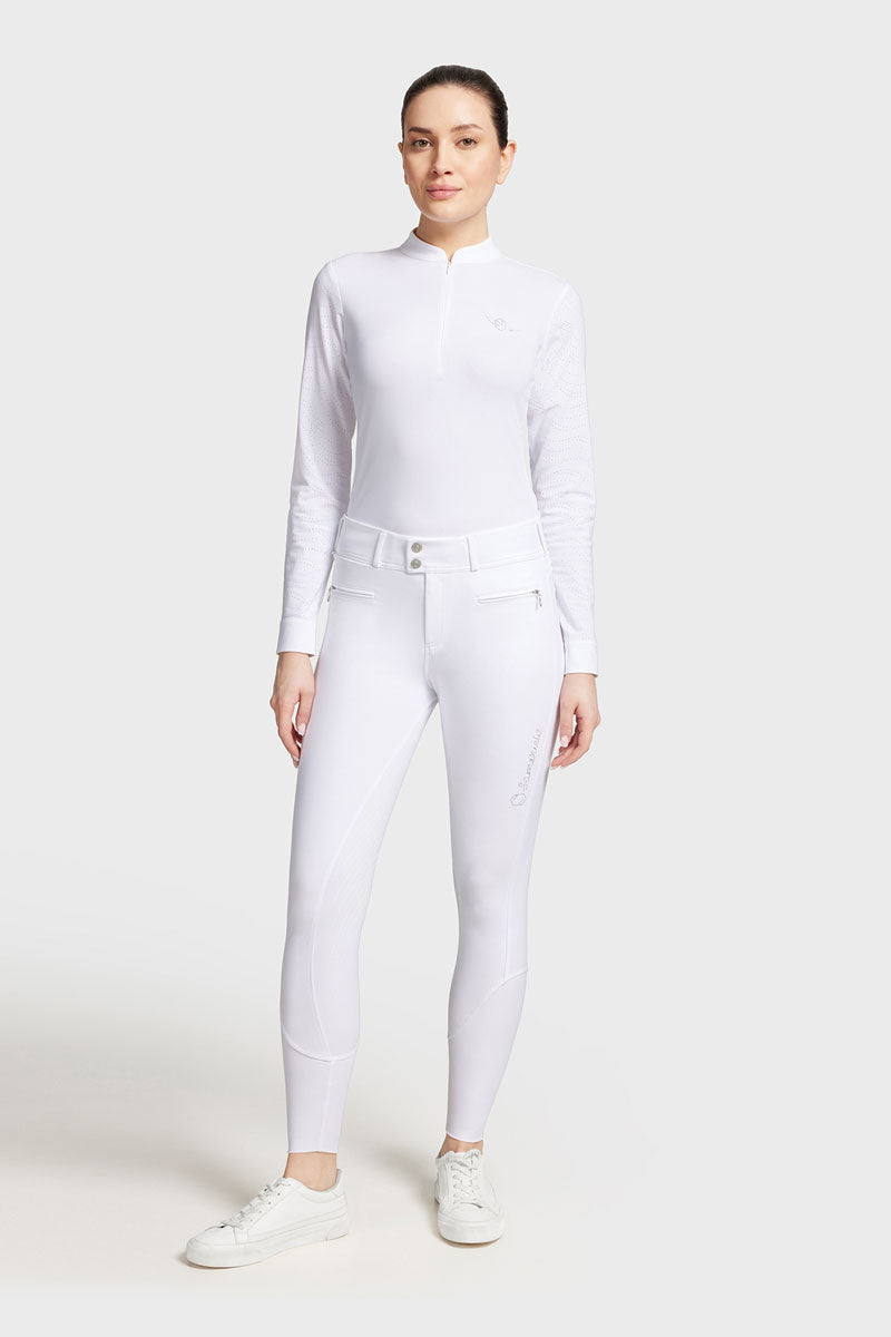 Samshield Clara Grip Full Seat Breeches White