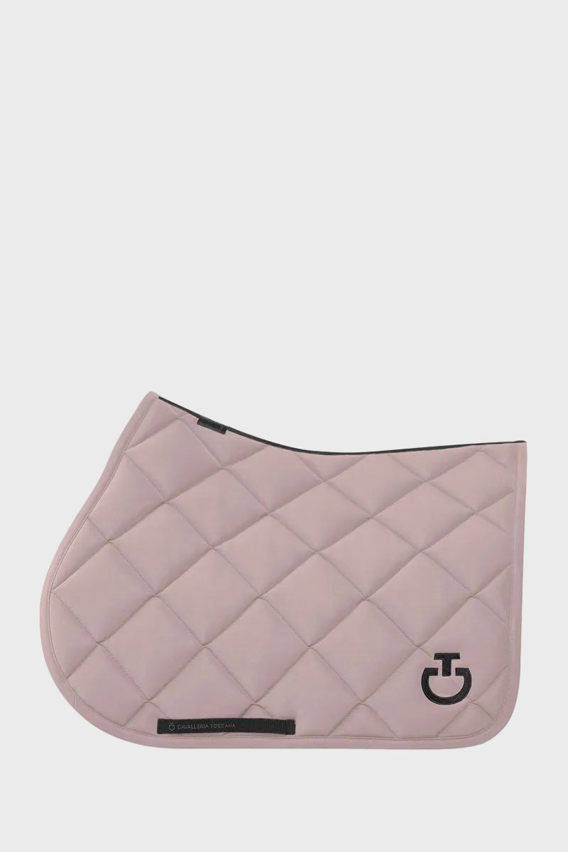 Cavalleria Toscana Diamond Quilted Jersey Jump Pad Mauve