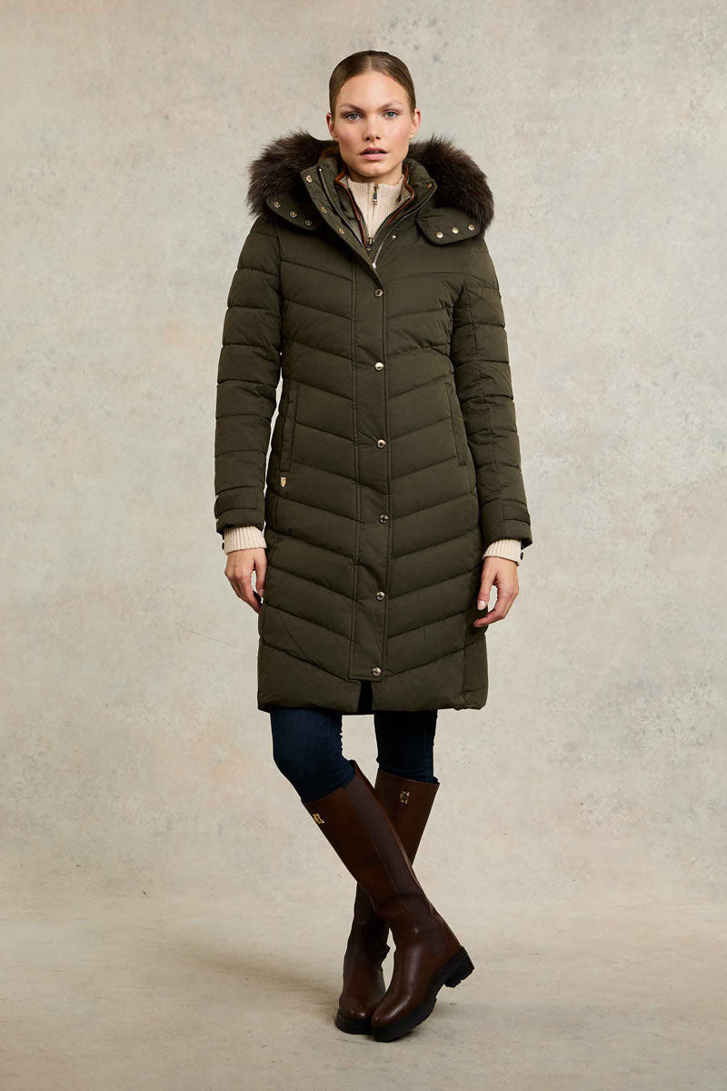 Holland Cooper Chamonix Coat Khaki