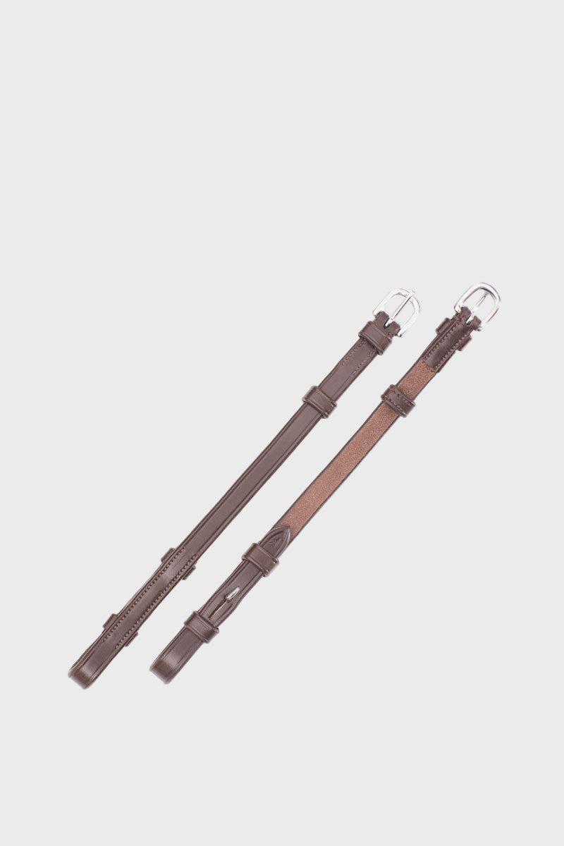 Schockemohle Cheek Pieces Espresso/Silver