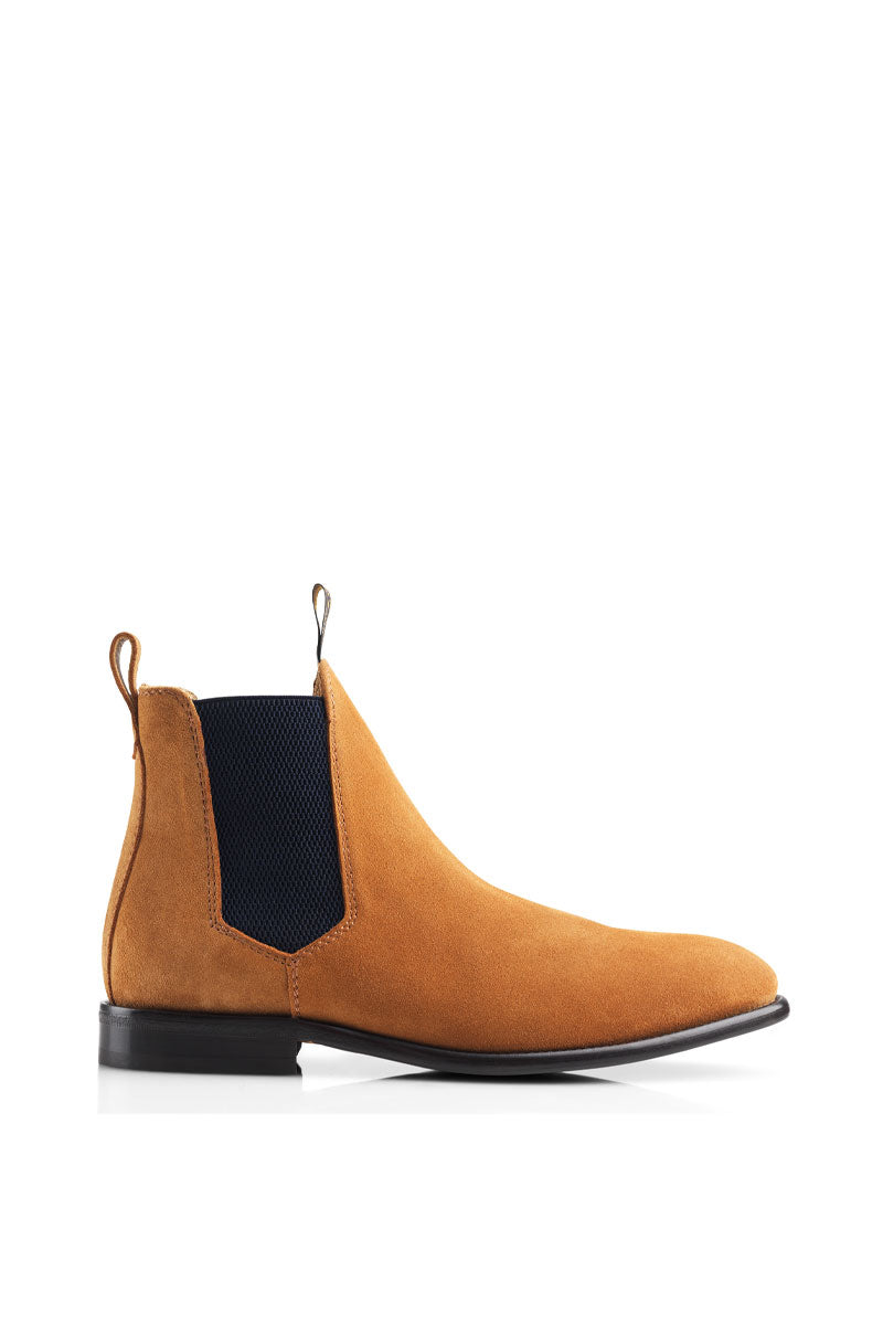 Fairfax & Favor Men's Chelsea II Boot Tan Suede