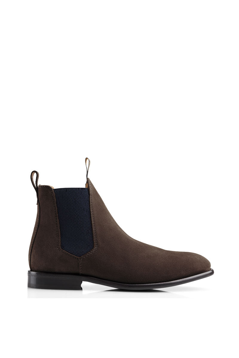 Fairfax & Favor Men's Chelsea II Boot Chocolate Suede