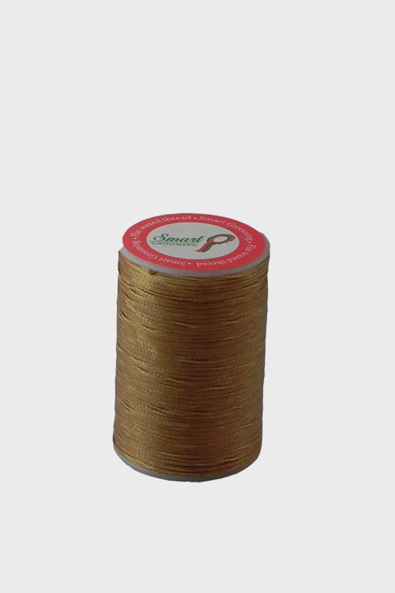 Smart Grooming Waxed Plaiting Thread 90M Chestnut