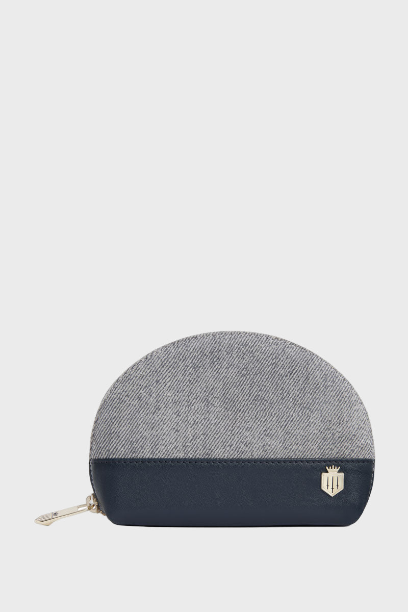 Fairfax & Favor Chiltern Coin Purse Denim Suede