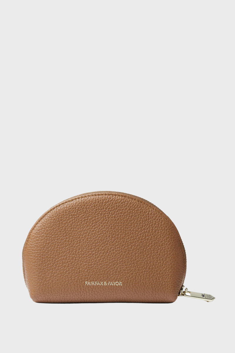 Fairfax & Favor Chiltern Coin Purse Tan Leather