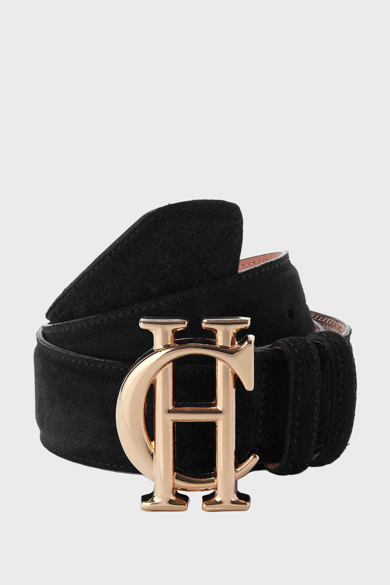 Holland Cooper Classic Suede Belt Black