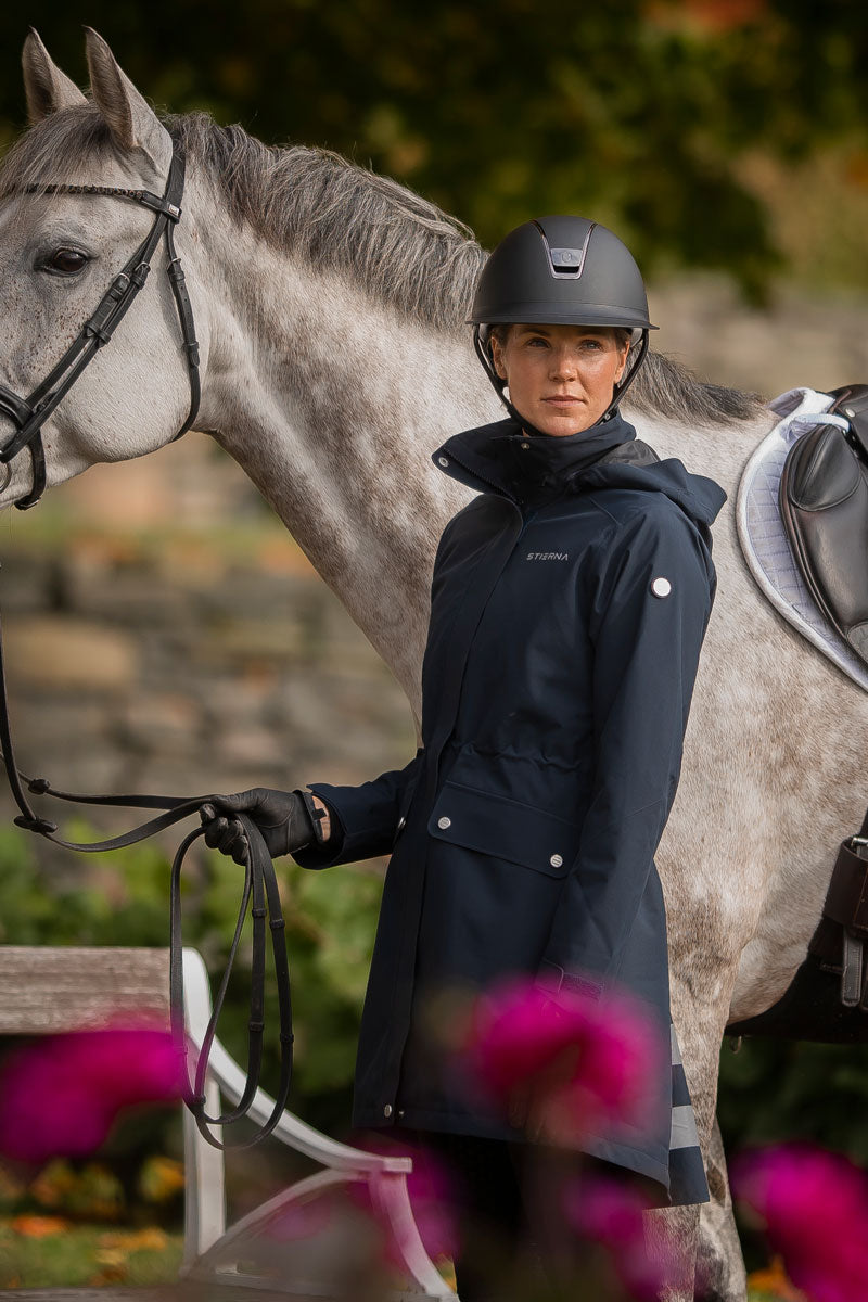 Stierna Cloud Rain Parka Midnight Navy