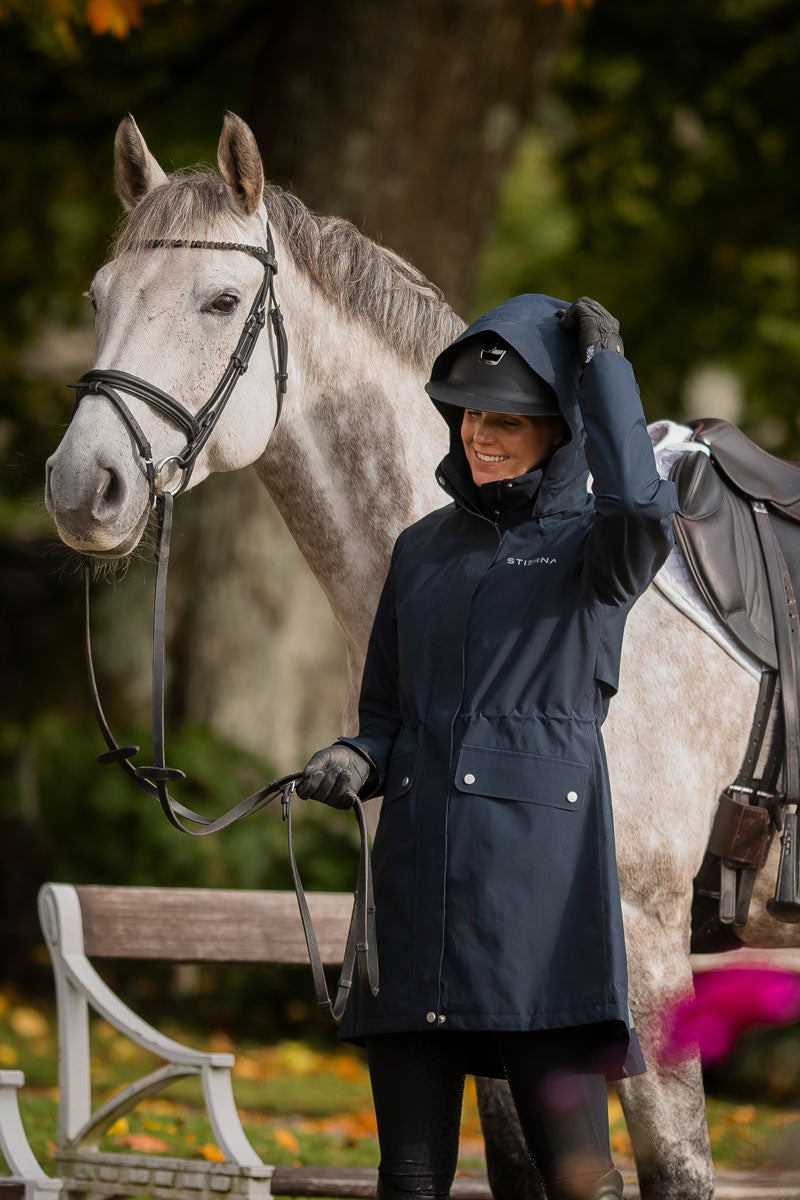 Stierna Cloud Rain Parka Midnight Navy