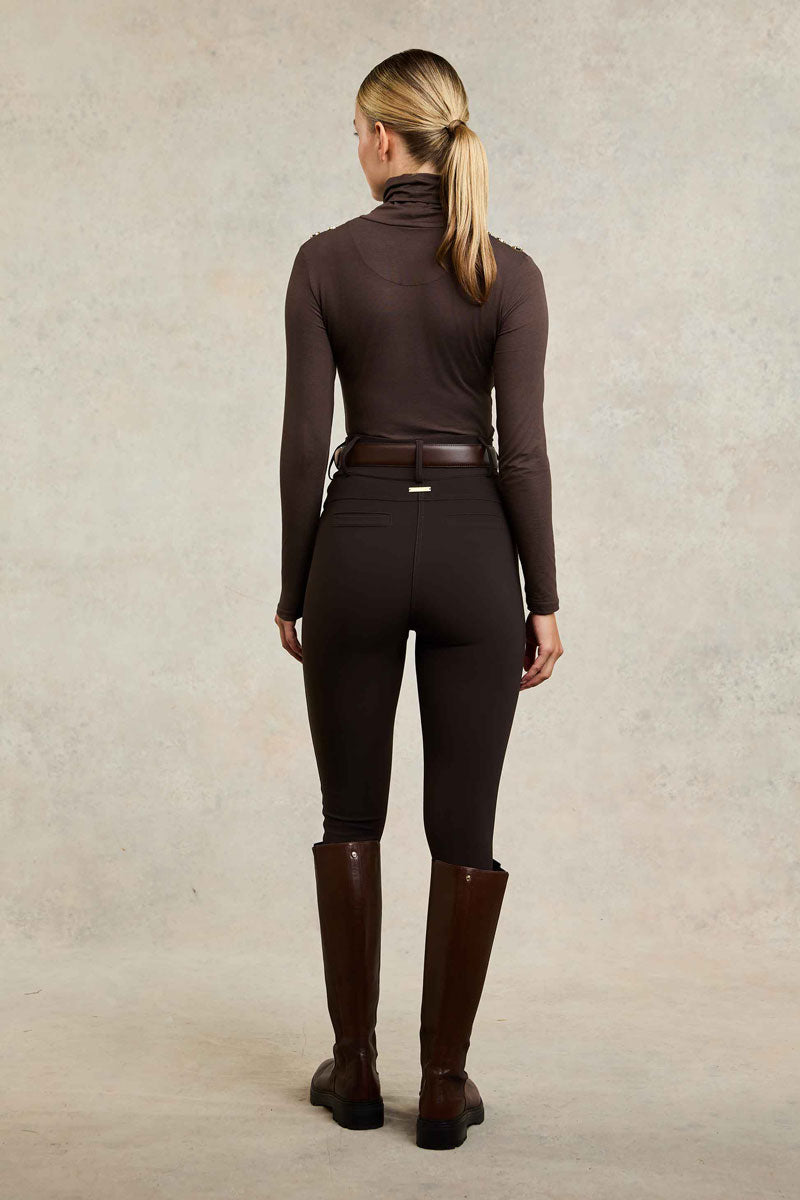 Holland Cooper Contour Trouser Chocolate 