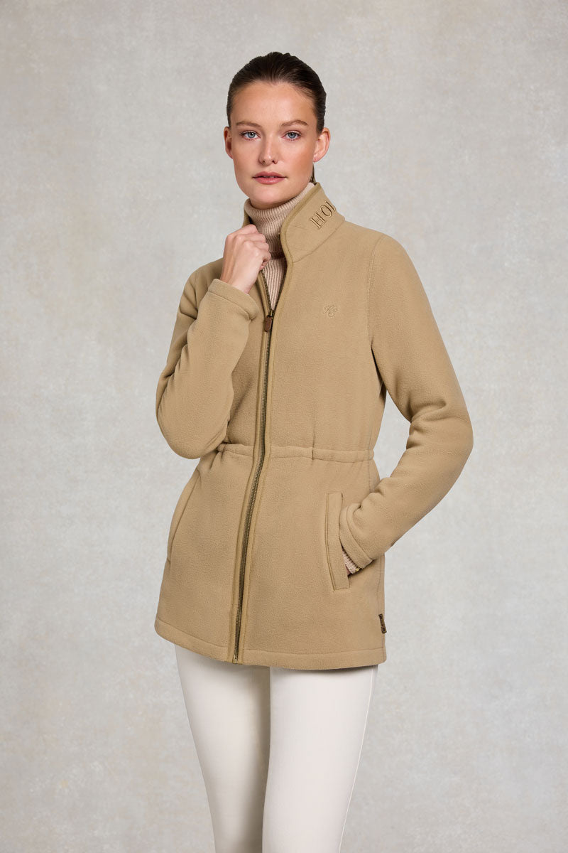 Holland Cooper Country Longline Fleece Sand 
