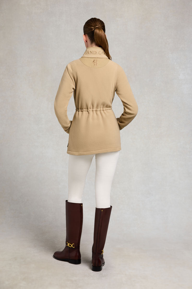 Holland Cooper Country Longline Fleece Sand 