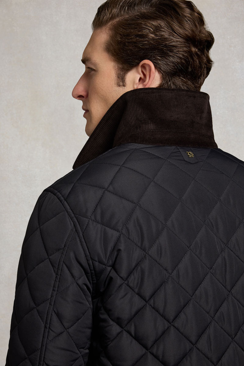 Holland Cooper Men's Country Quilted Jacket Ink Navy