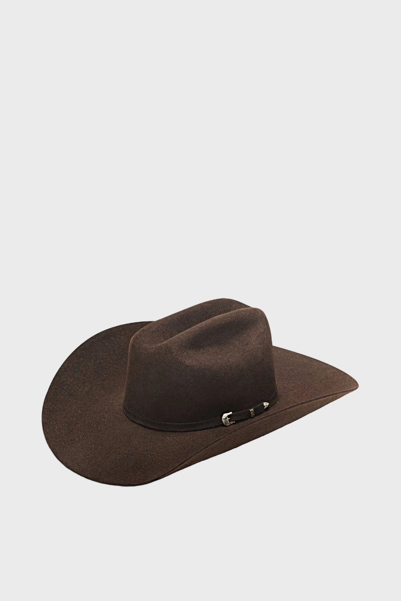 Ariat Cowboy Hat With Buckle Brown