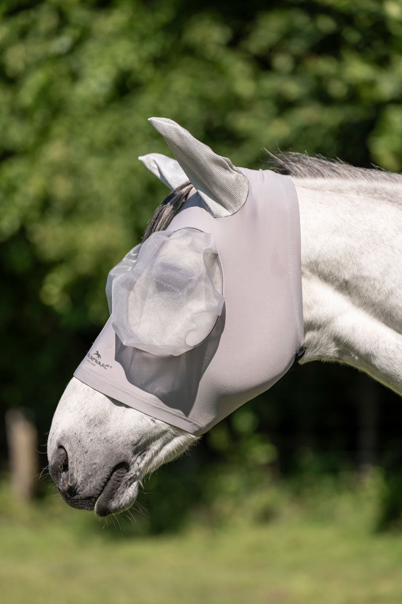 Horseware Defense Fly Mask Silver/Silver