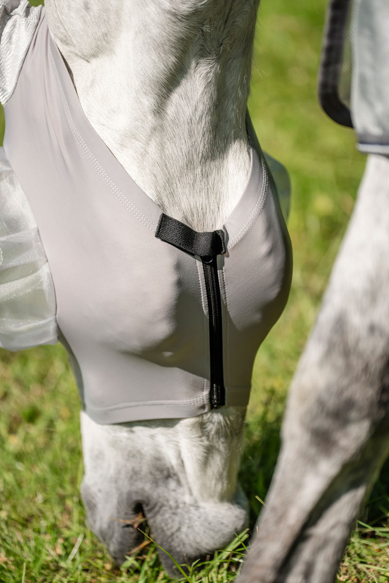 Horseware Defense Fly Mask Silver/Silver