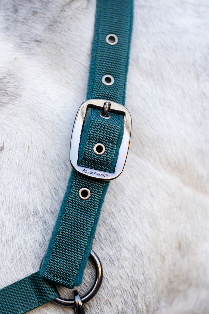 Horseware Headcollar & Leadrope Dynasty Green