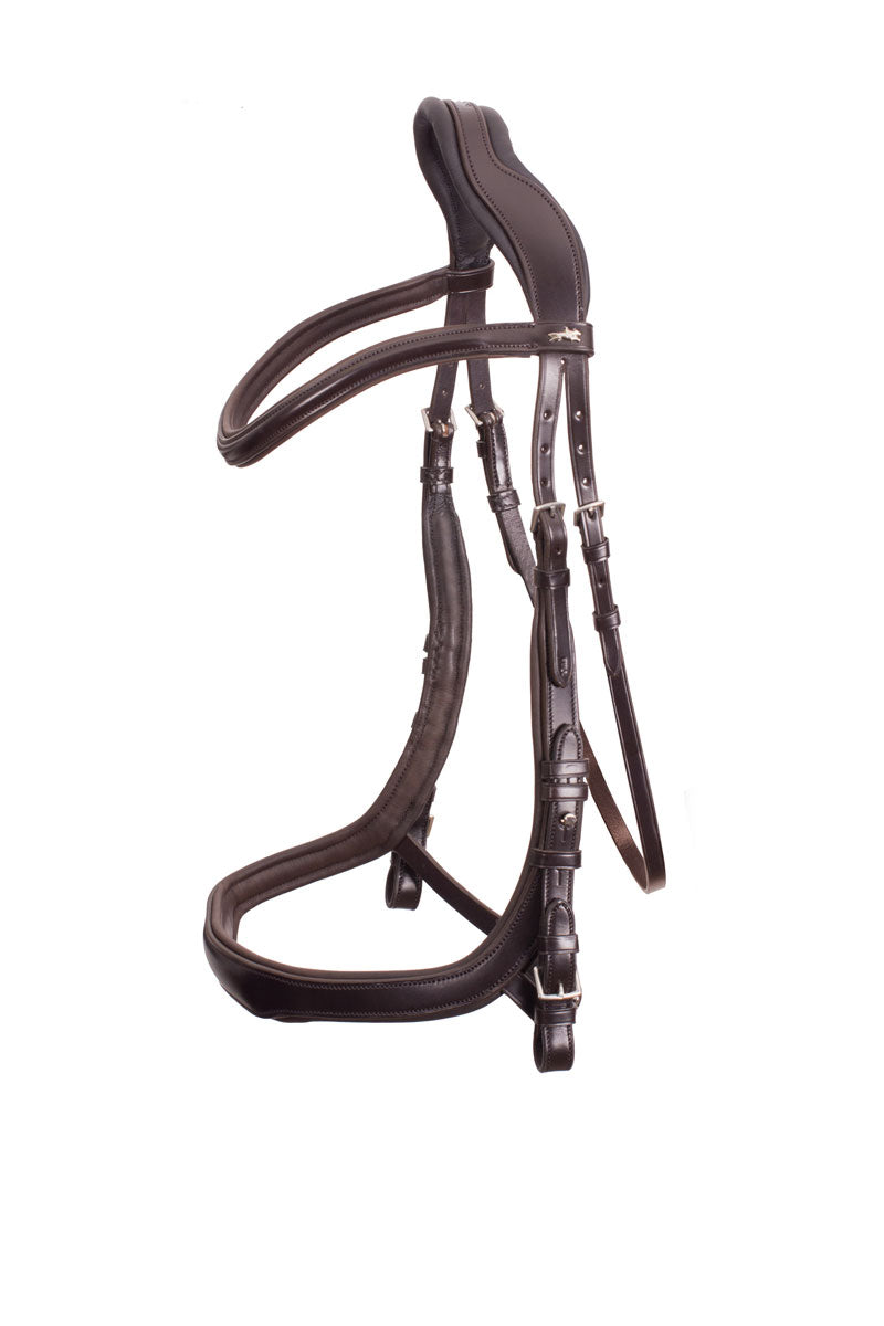 Schockemoehle Equitus Delta Bridle Espresso/Silver