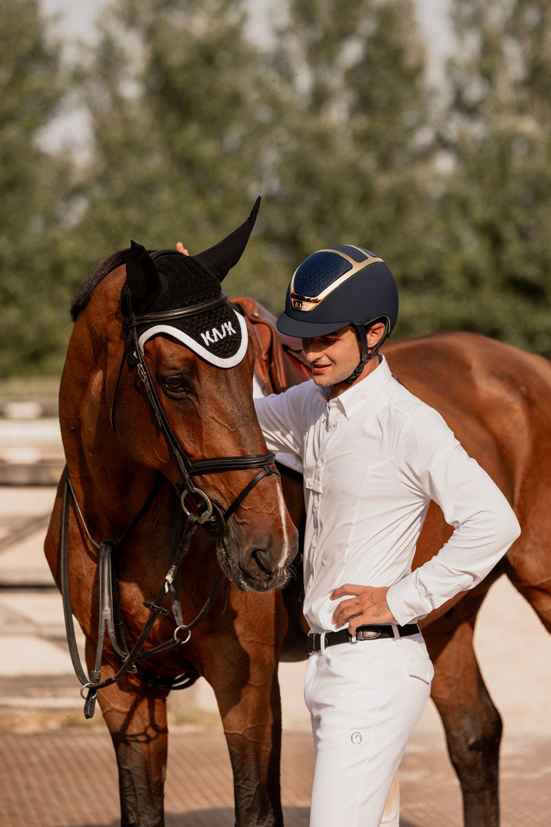 KASK Dogma Chrome II Navy/Gold