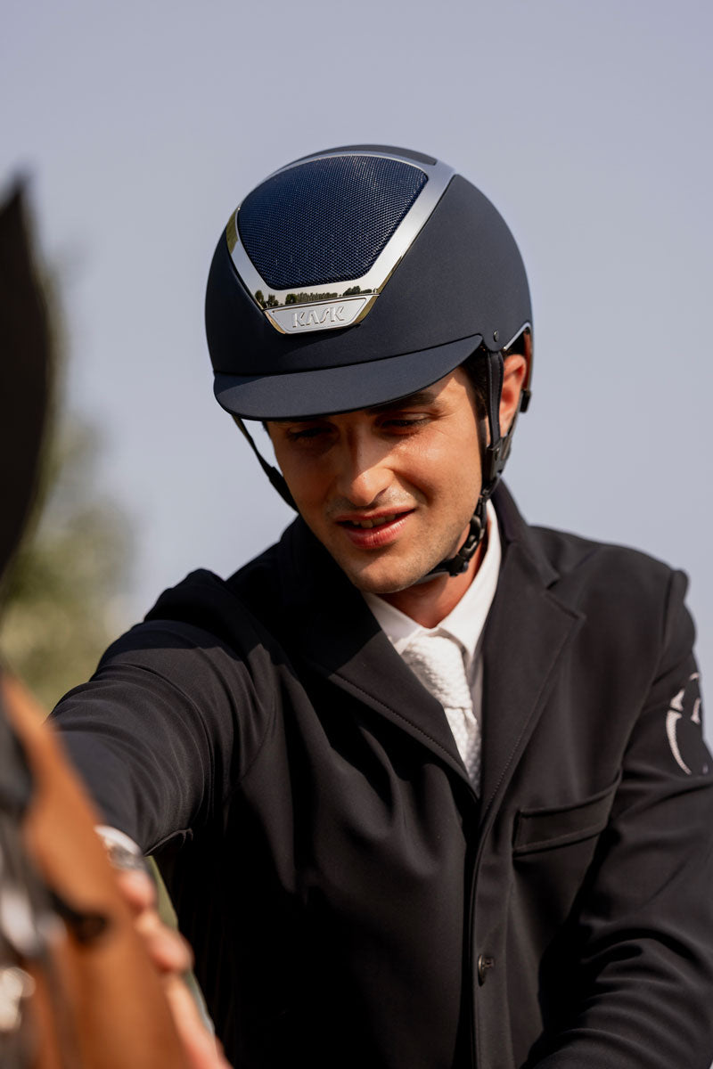 KASK Dogma Chrome II Navy/Silver