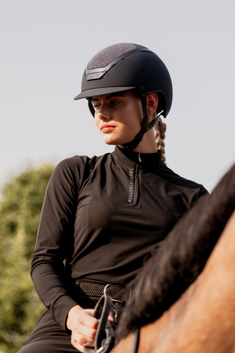 Dogma Chrome II Crystal Carpet Navy/Navy Frame with Parsh Crystals