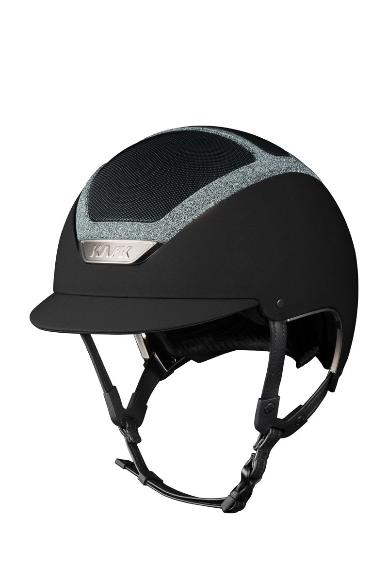 KASK Dogma Chrome II Crystal Frame Black with Silver Crystals