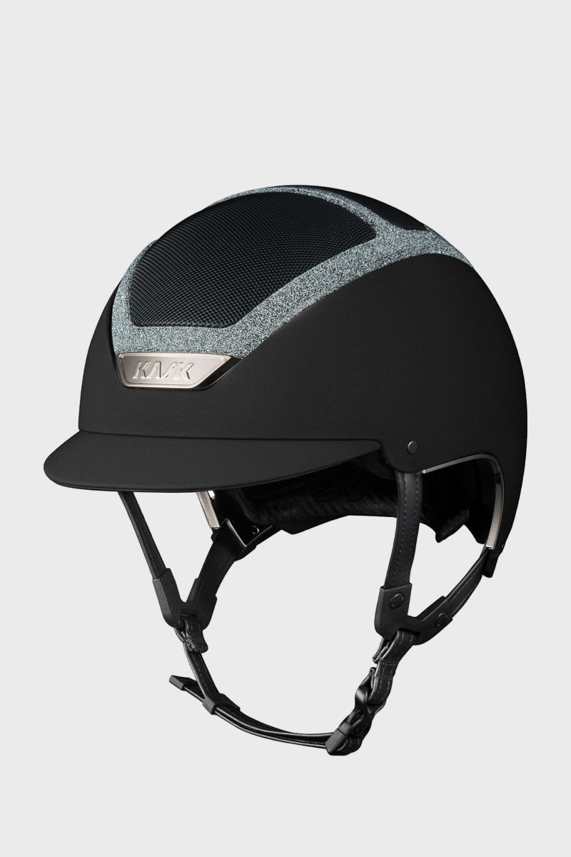 KASK Dogma Chrome II Crystal Frame Black with Silver Crystals