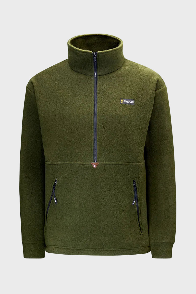 Swazi Men's Doughroaster Fleece Jumper Olive
