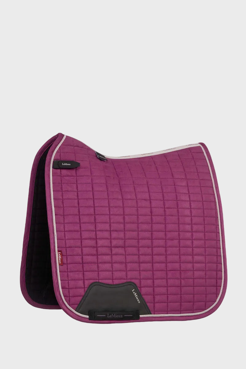 LeMieux Suede Dressage Square Blackberry 