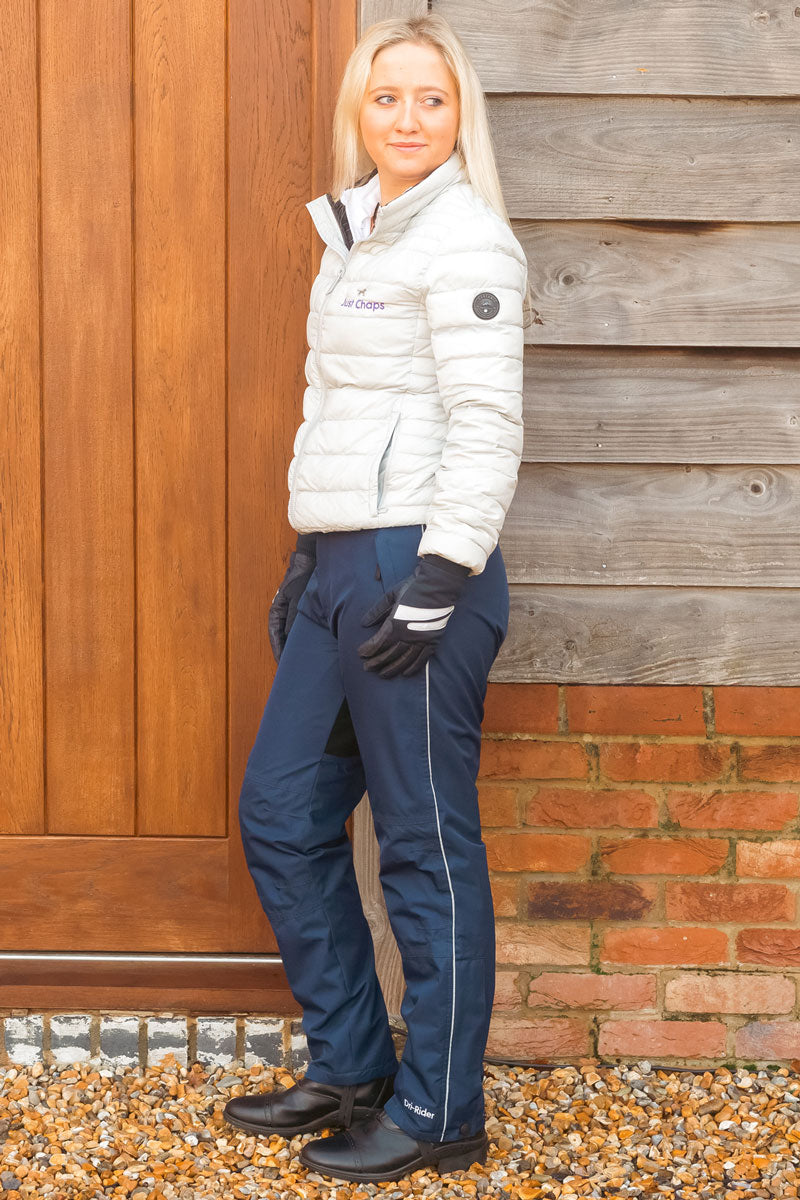 Just Chaps Adult Dri-Rider Waterproof Riding Trousers Blue