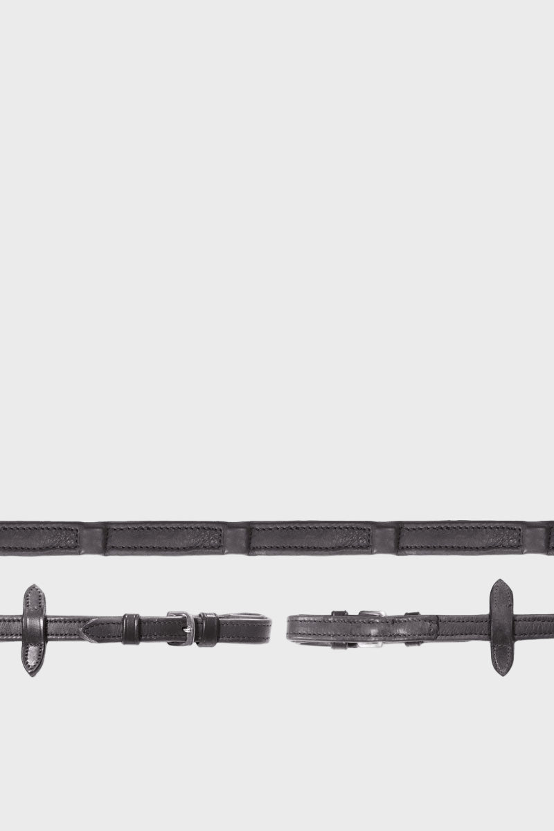 Schockemohle Durasoft Reins Black/Silver