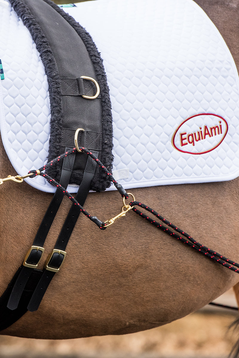 EquiAmi Fleece Lunge Roller Black