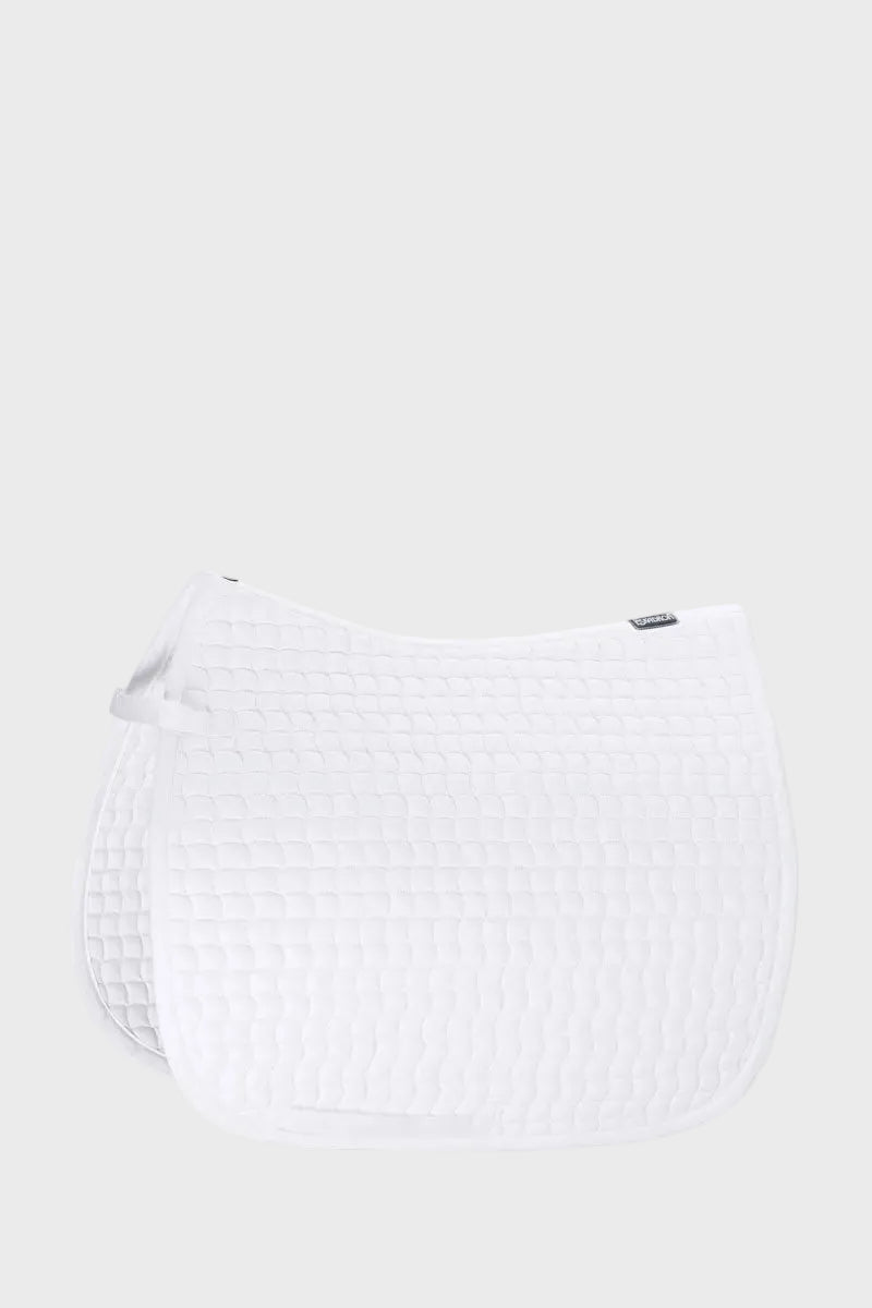 Eskadron Dressage Cotton Saddle Pad White 