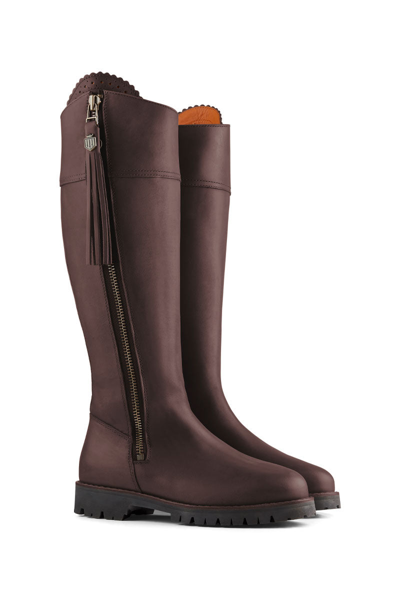 Fairfax & Favor Explorer Boot Mahogany Leather