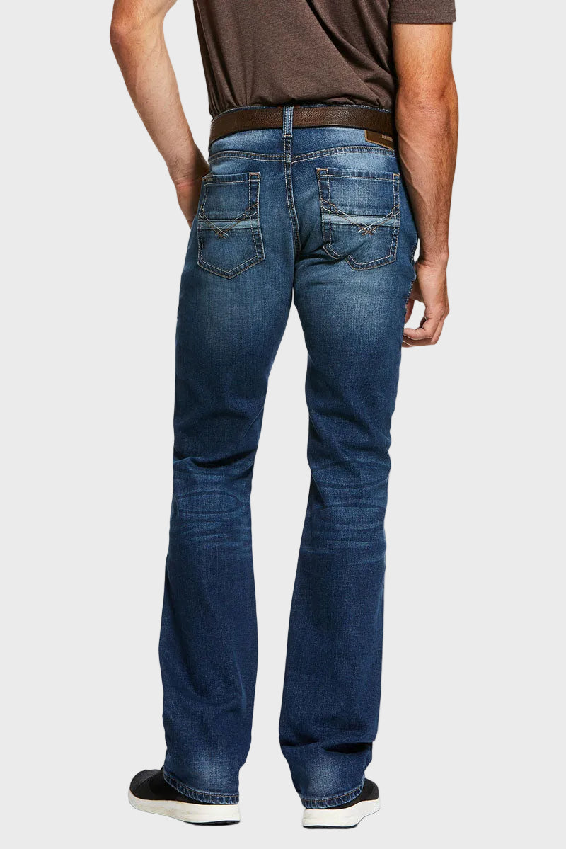 Ariat Men's M7 Rocker Stretch Nassau Stackable Straight Leg Jean Summit