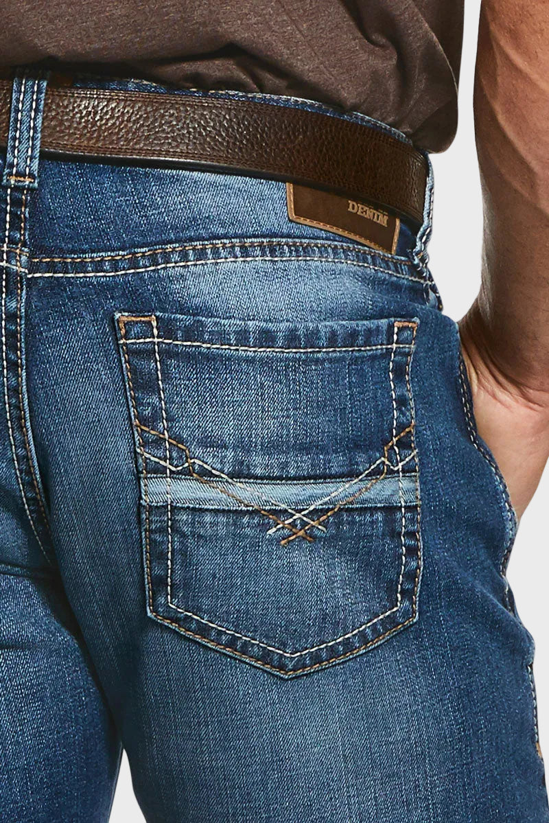 Ariat Men's M7 Rocker Stretch Nassau Stackable Straight Leg Jean Summit